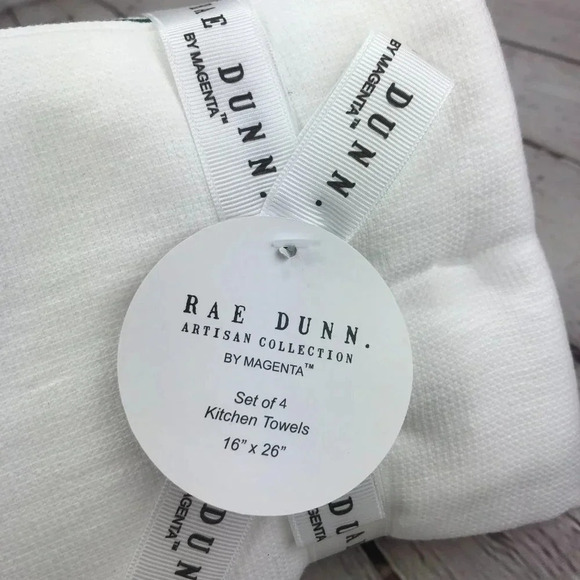 Rae Dunn kitchen towels Christmas COOKIE PARTY BAKING SPIRITS BRIGHT - Picture 5 of 5